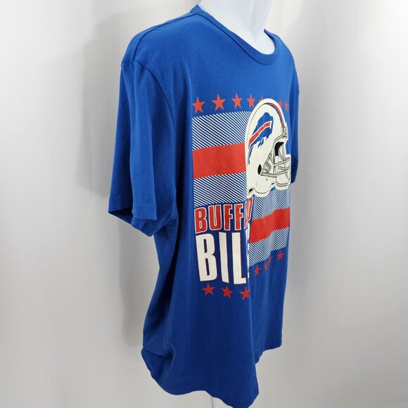 Tailgate Buffalo Bills Football Helmet Graphic Tee Blue Men's Size XL NWOT Read - Picture 6 of 14